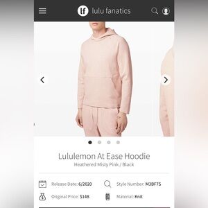 Lululemon At Ease Hoodie